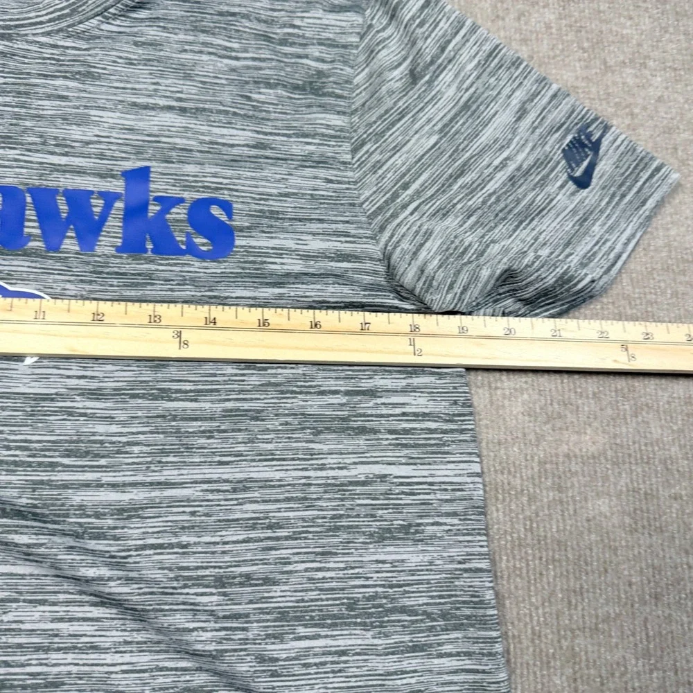 Nike Seattle Seahawks Dri-FIT T-Shirt Womens Small Gray Space Dye NFL Training